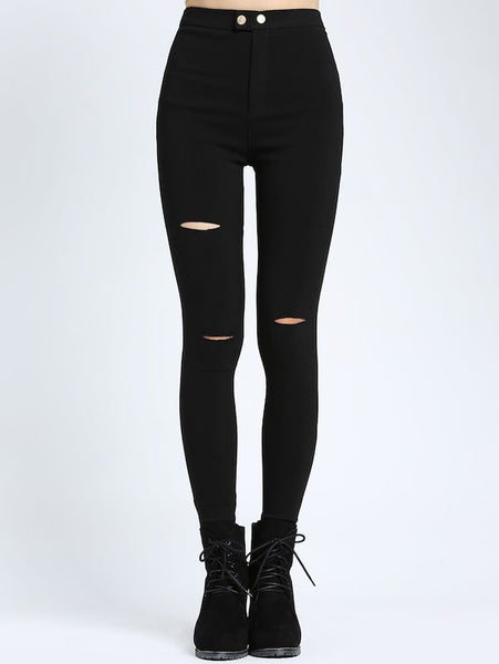 Destroyed Skinny Pant