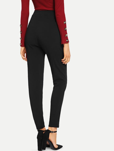 Pocket Side Skinny Pants